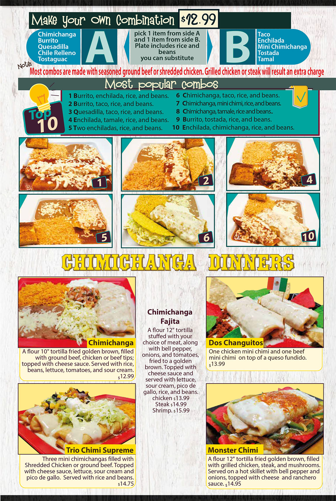 CHAPALA menu 3