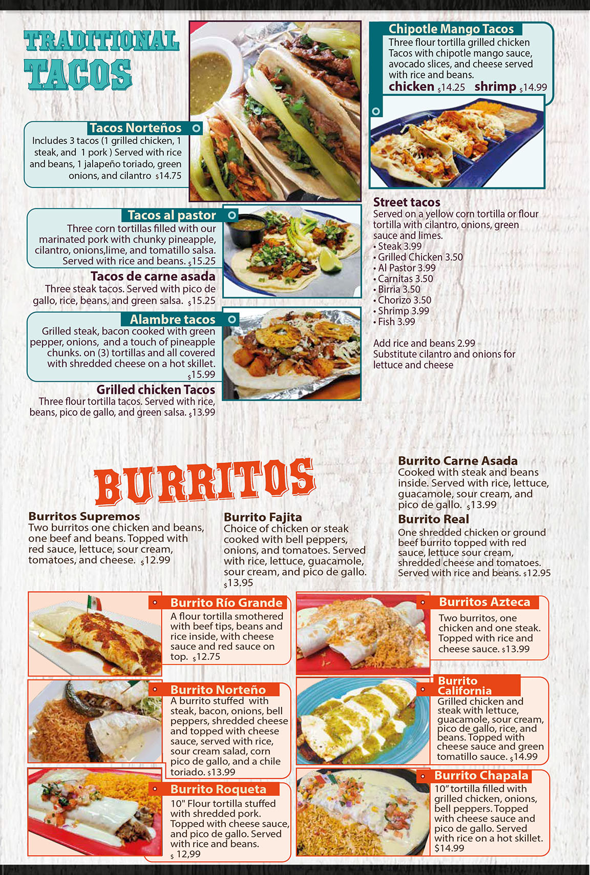 CHAPALA menu 4