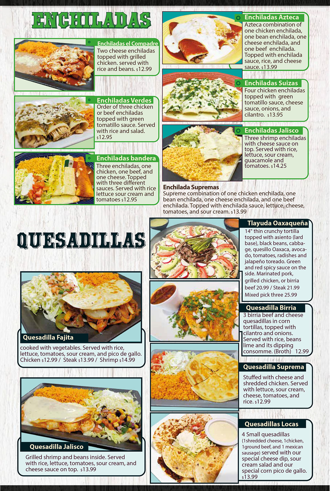 CHAPALA menu 6