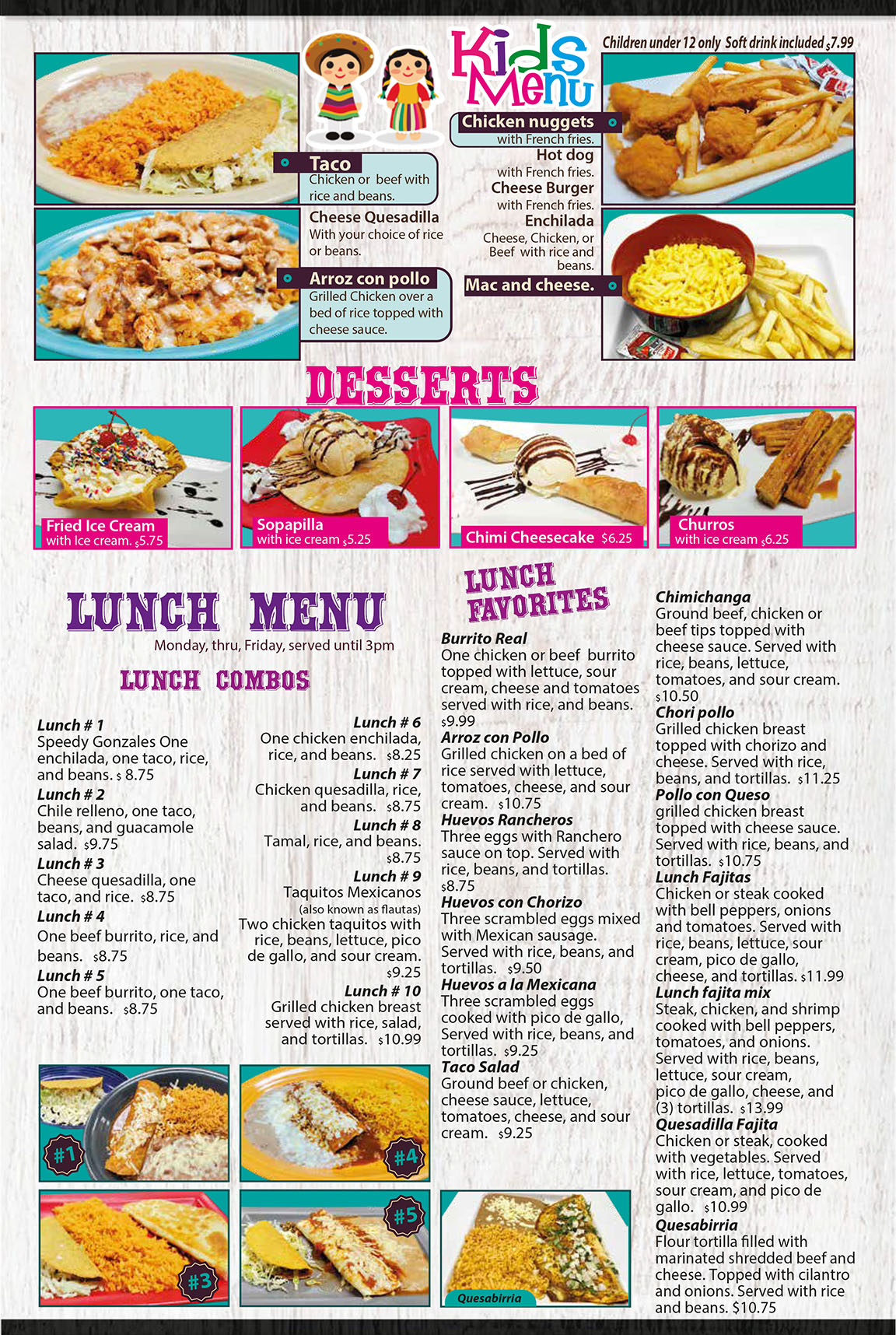 CHAPALA  menu 10